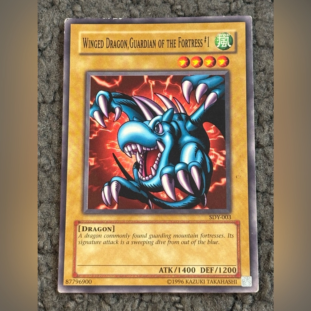 Yu-Gi-Oh Winged Dragon Guardian Of The Fortress SDY-003